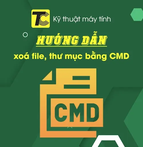 Hướng dẫn xoá file bằng CMD Windows