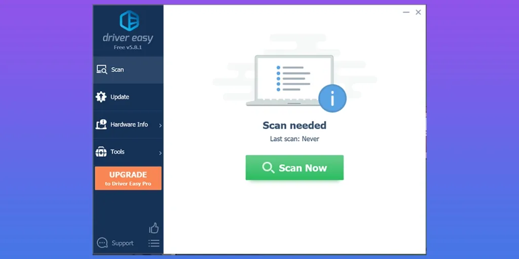 Phần mềm Driver Easy