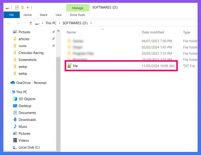 Tạo file bằng CMD