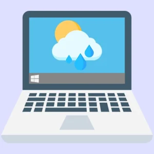 Bật thời tiết trên Win 10