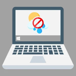 Tắt thời tiết Win 10