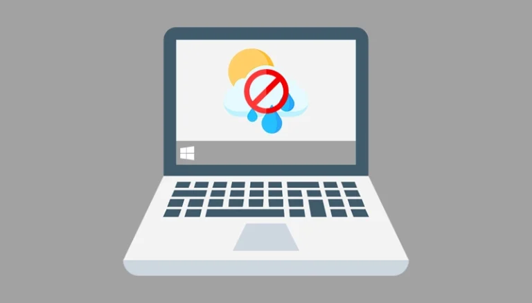 Tắt thời tiết Win 10