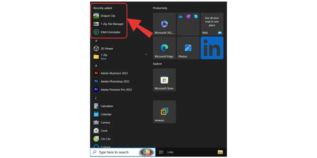 Xem trò chơi đã tải trên Windows