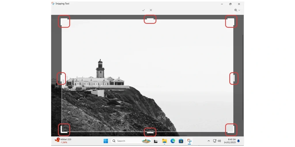 Cắt hình ảnh bằng Snipping Tool